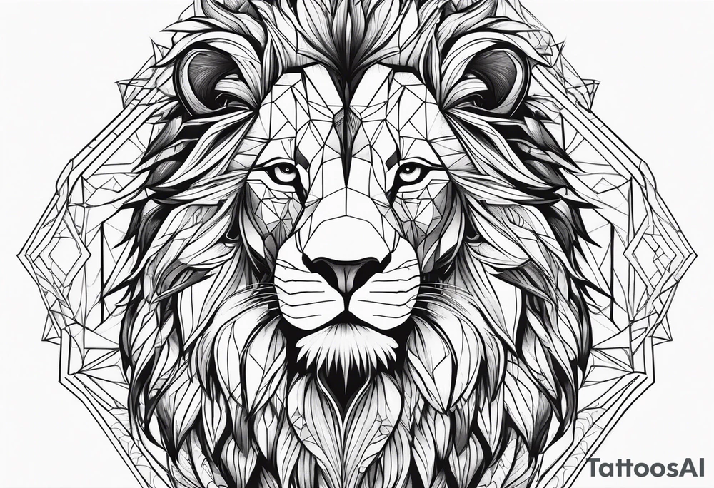 Trident with Greek lettering tattoo idea