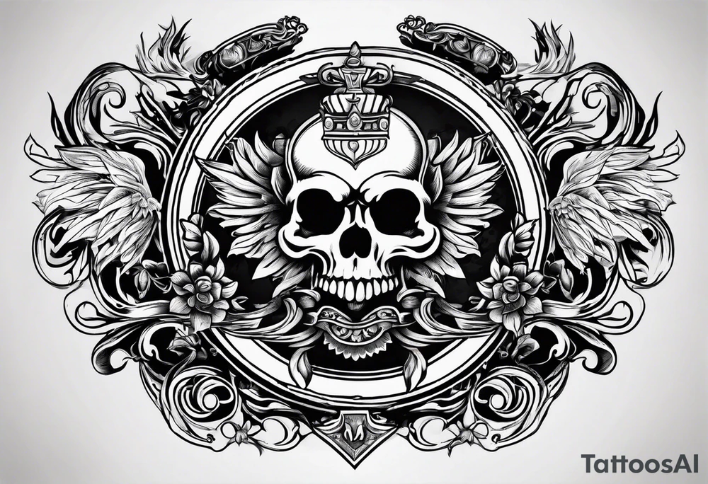 skinner coat of arms tattoo idea