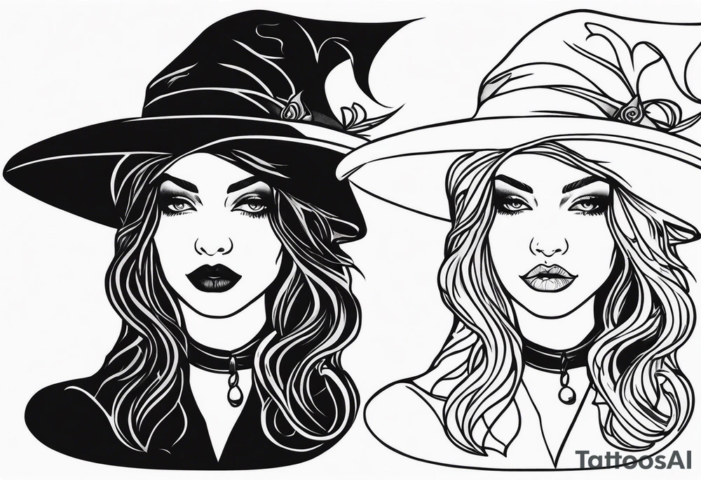 witch tattoo idea