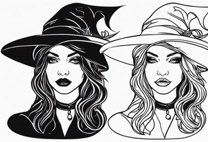 witch tattoo idea