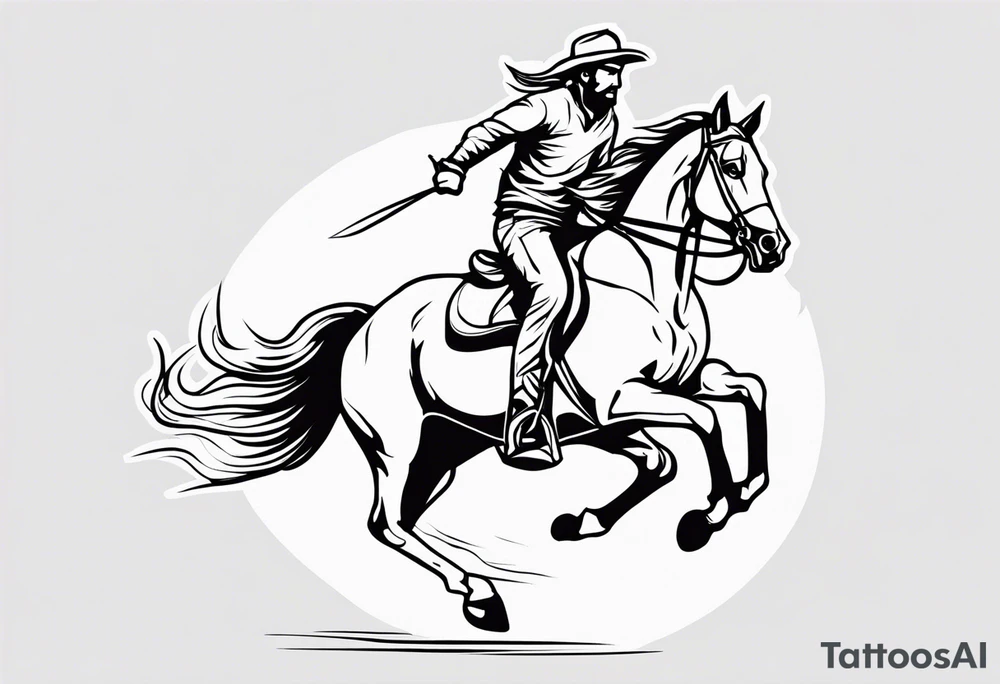 horseman tattoo idea