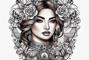 ‘ITZEL’ word tattoo idea