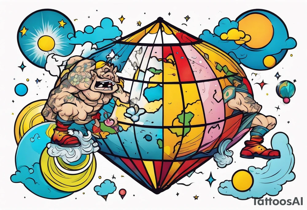 Atlas tattoo idea