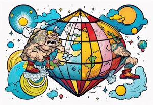 Atlas tattoo idea