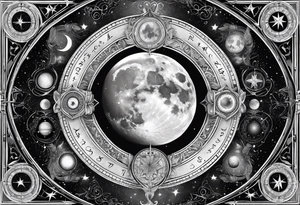 Astrology, Gemini, Natal Chart, angelic, soul mates, vision, planetary, the moon, third eye, armband tattoo idea