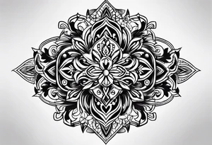 simple symbol design that represents love and committment tattoo idea