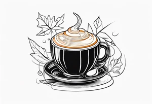 Pumpkin Spice Latte tattoo idea