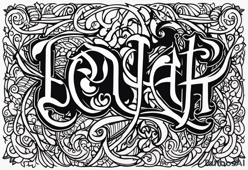 My'Liah tattoo idea