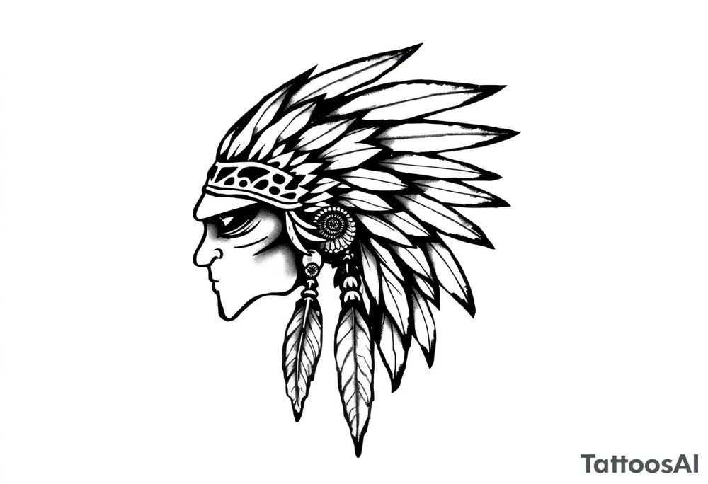 “MVSKOKE” shaded with Native American print tattoo idea “MVSKOKE” shaded with Native American print tattoo idea