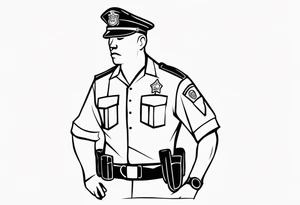 policeman tattoo idea