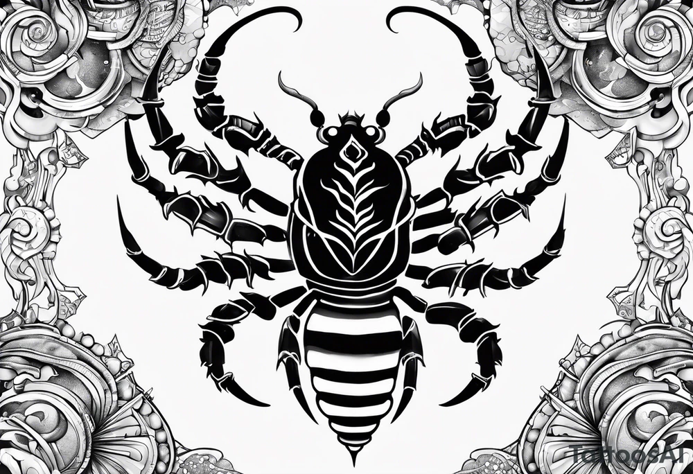 scorpio tattoo idea