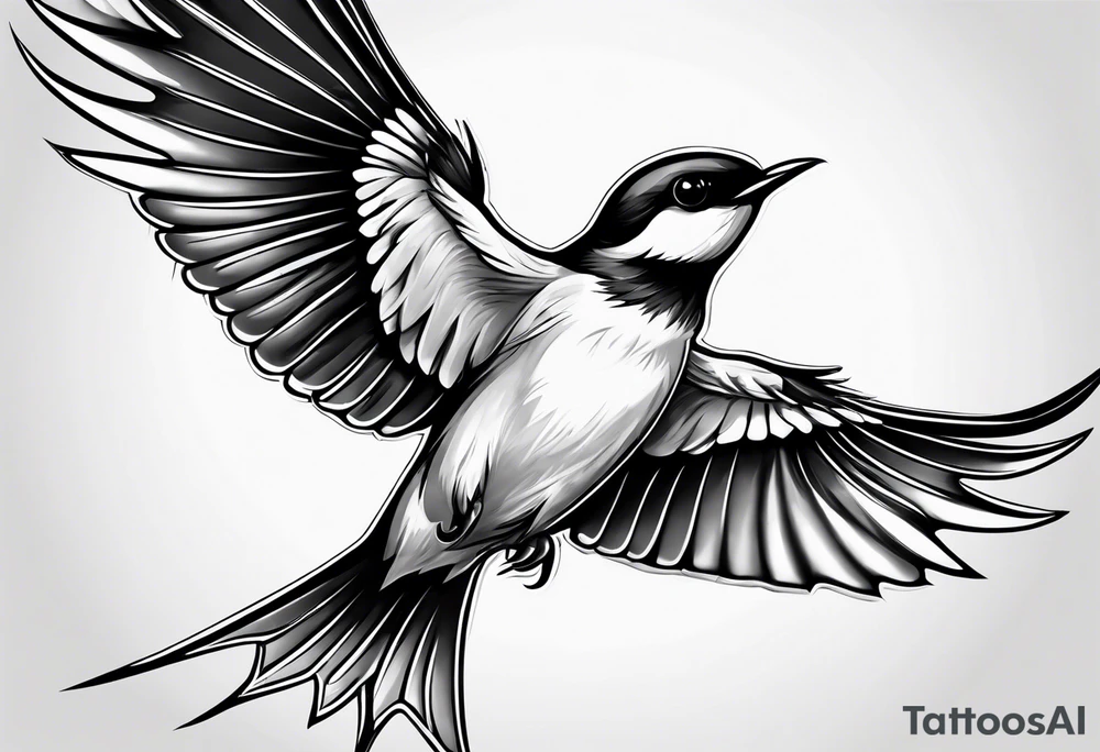 Swallows tattoo idea