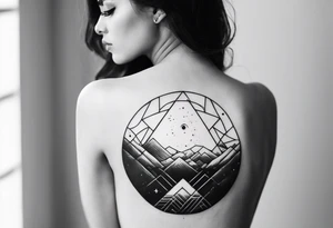a tattoo that shows solitude calmness and strength tattoo idea