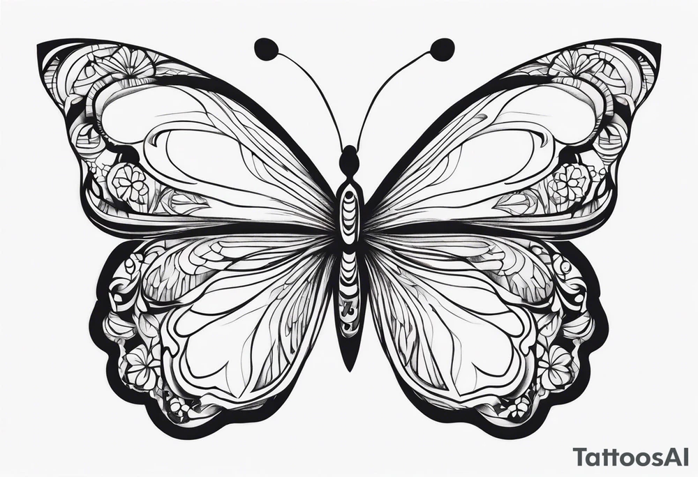 Butterfly tattoo idea