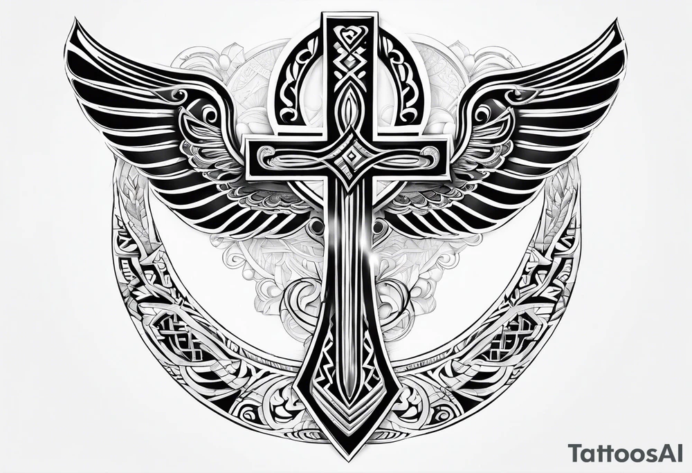 ankh, maori tattoo idea