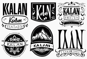 Name tattoo says kalan tattoo idea