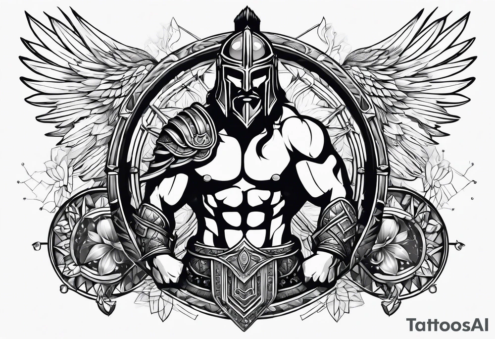 A gladiator tattoo idea