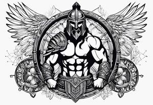 A gladiator tattoo idea