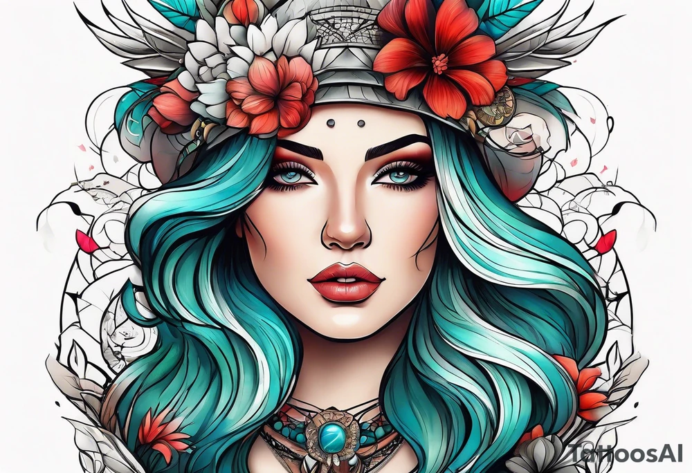 Adventure, travel, wanderlust, feminine tattoo idea