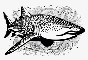 whale shark tattoo idea