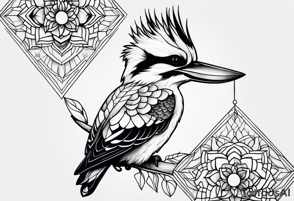 Kookaburra , lotus , om tattoo idea