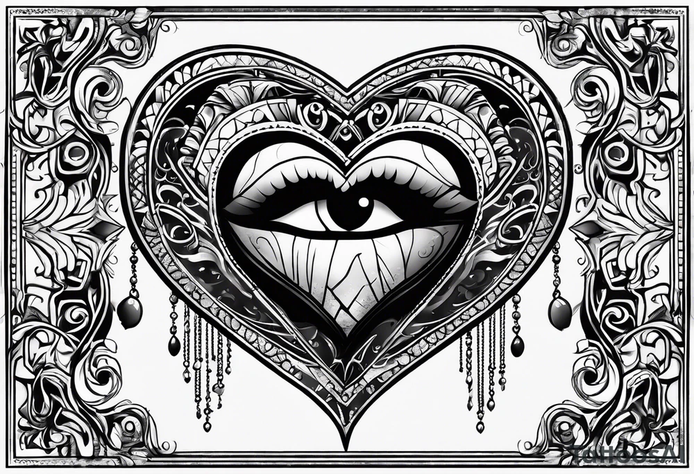 Bloody Heart tattoo idea