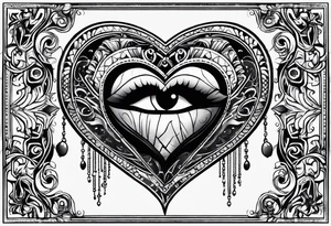 Bloody Heart tattoo idea