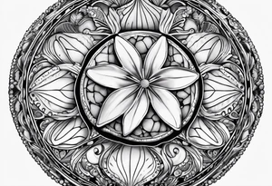 sand dollar tattoo idea