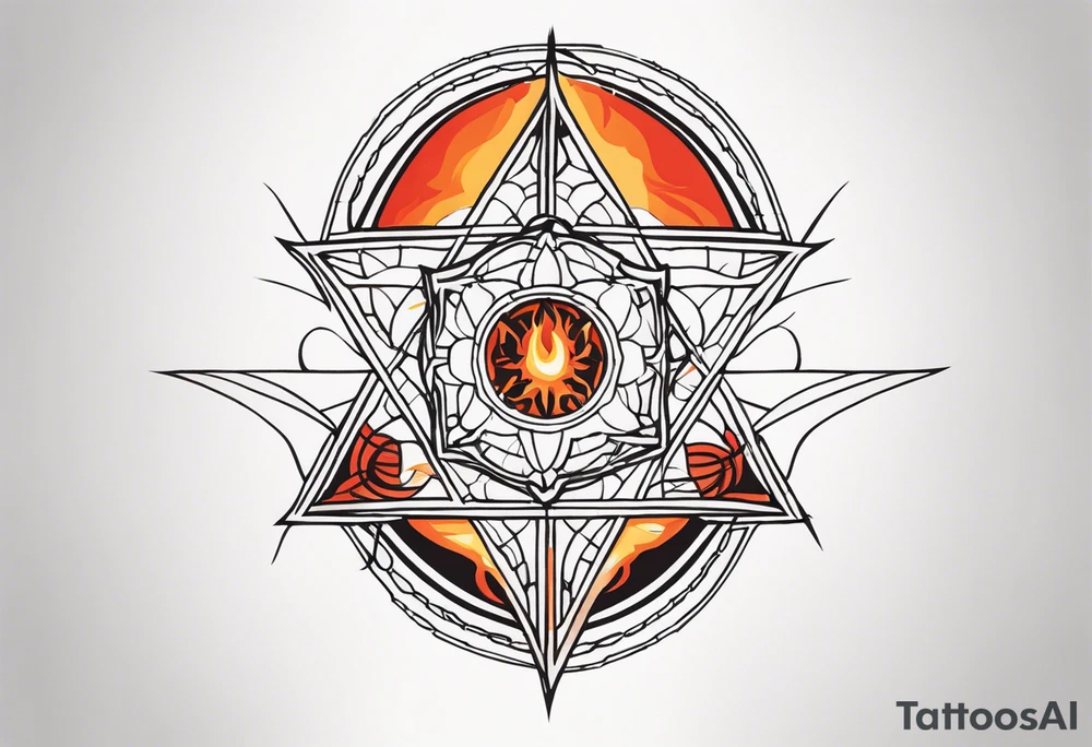 Leuchtturm Spinnennetz Feuer tattoo idea