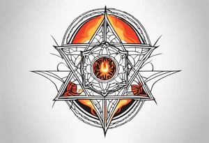 Leuchtturm Spinnennetz Feuer tattoo idea