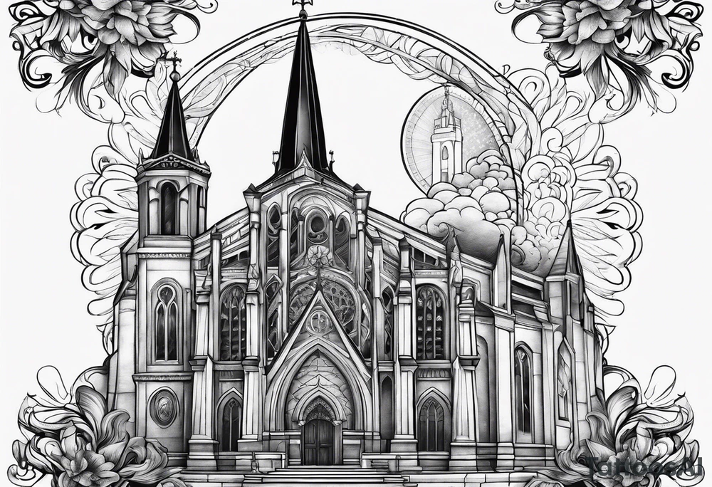 cathedral tattoo idea