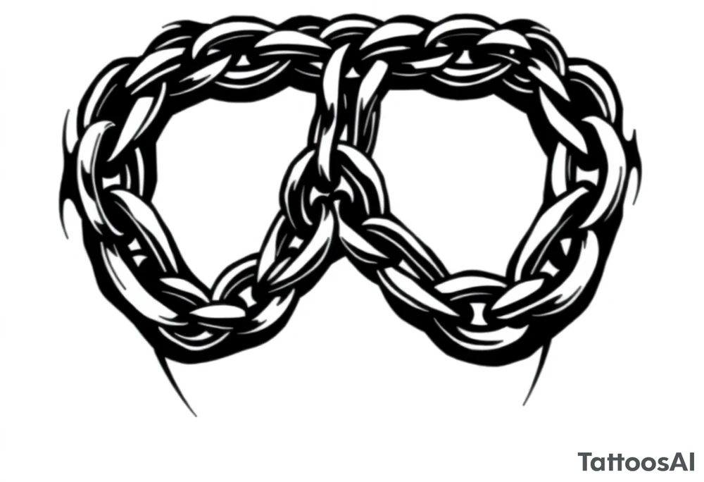 Chain tattoo idea