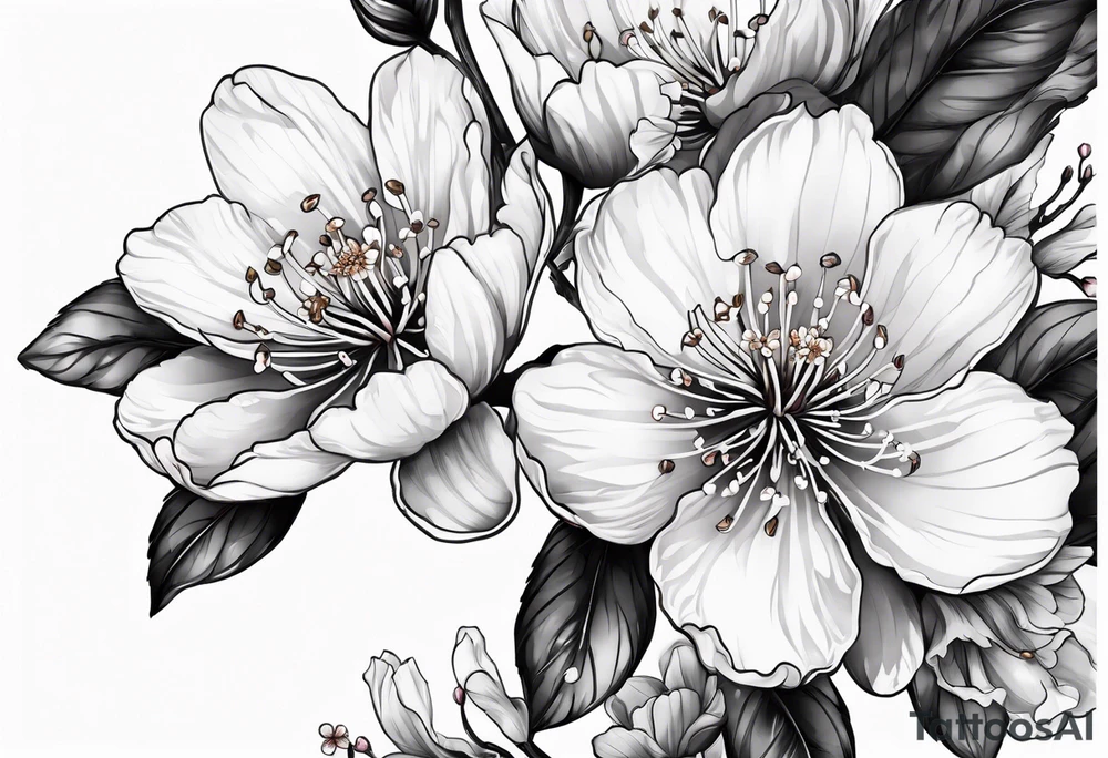 zoom out Cherry blossom for back tattoo tattoo idea