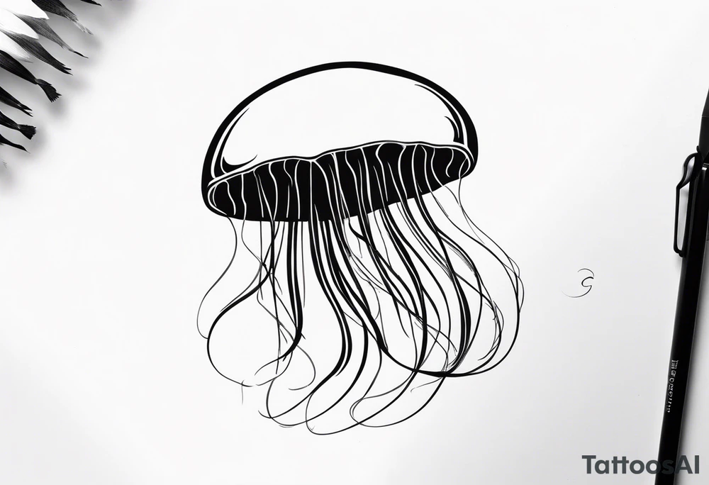 jelly fish tattoo idea