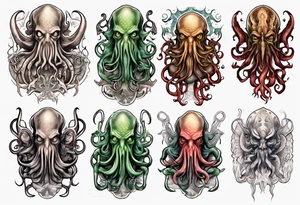 Cthulhu god tattoo idea