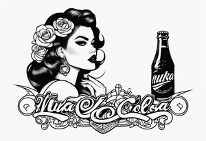 Nuka cola girl tattoo idea