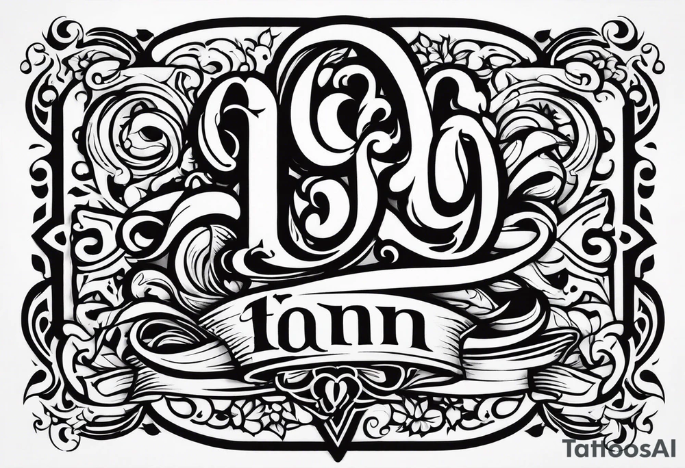 9;99 tattoo idea