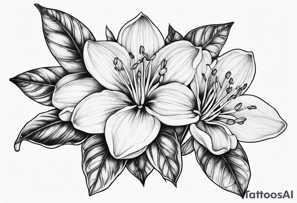 Honeysuckle tattoo idea