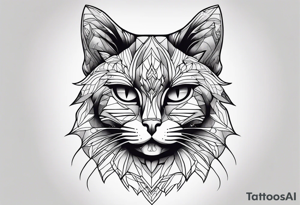Black Cat tattoo idea