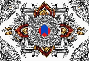 Romanian history worrior tattoo idea