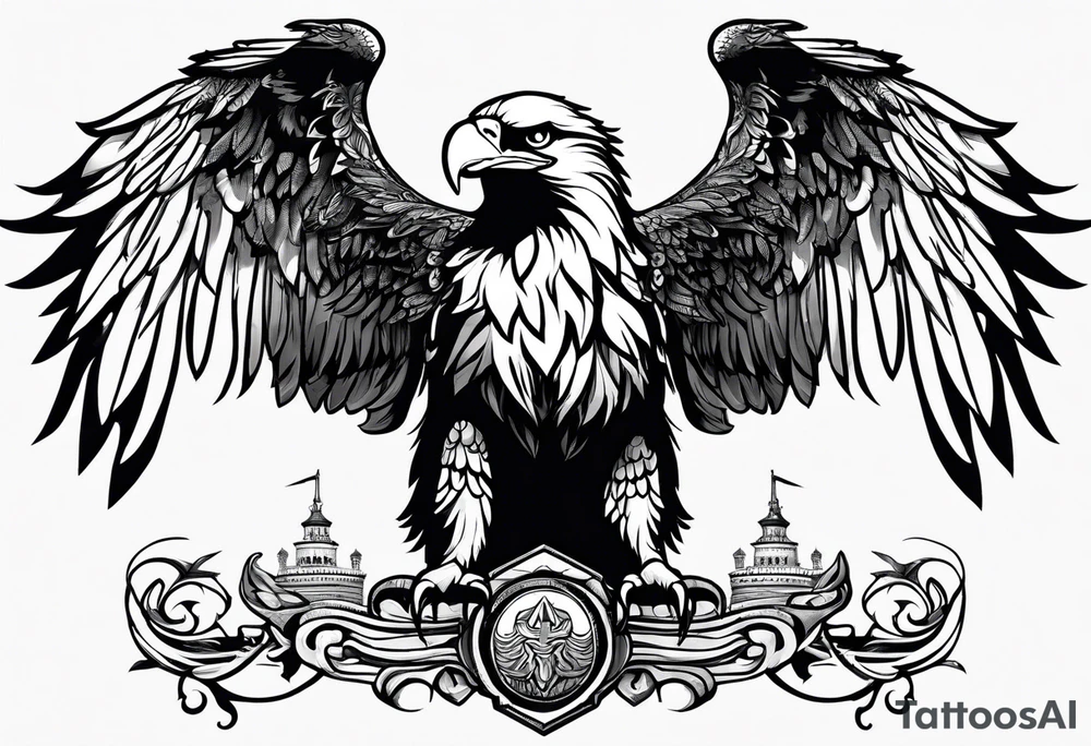 eagle king tattoo idea