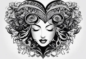 Brain, heart, love, heart break makes you strong, worth it, pain makes you stronger, strength, plane, travel tattoo idea
