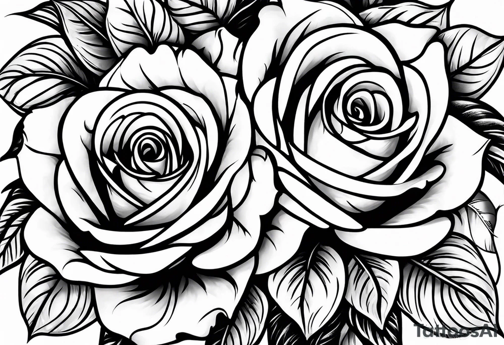 roses tattoo idea