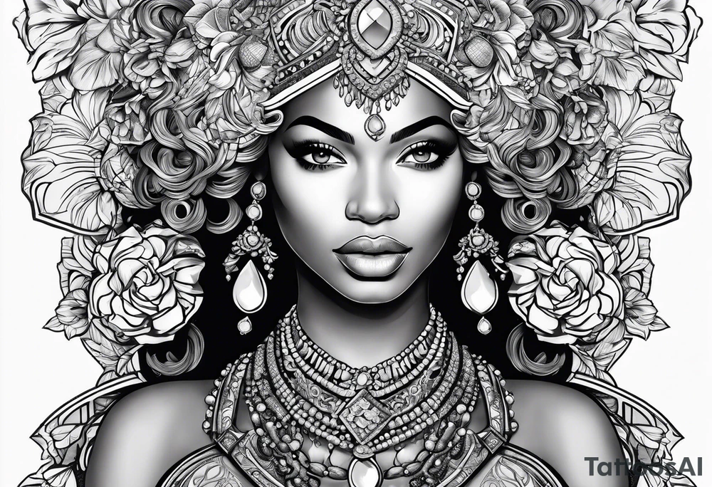 Beyonce Renaissance tattoo idea