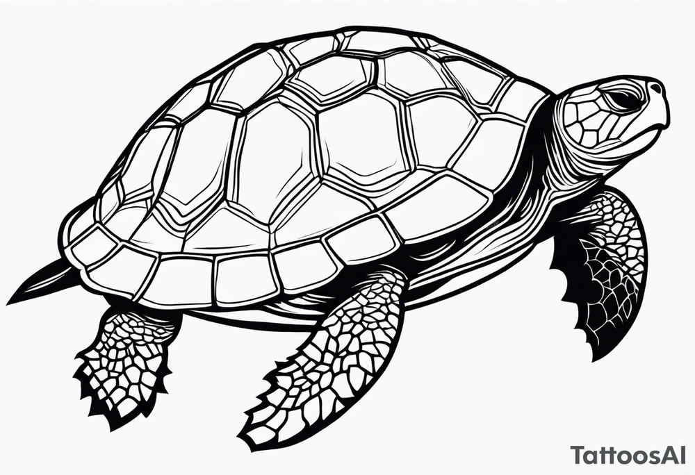 Wise Turtle tattoo idea