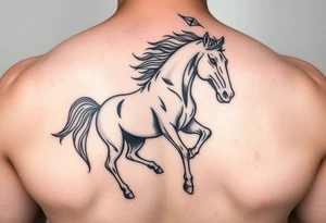 Horse kite rip mum tattoo idea