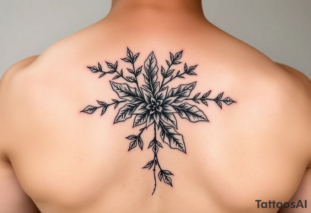 Holly and ivy tattoo idea