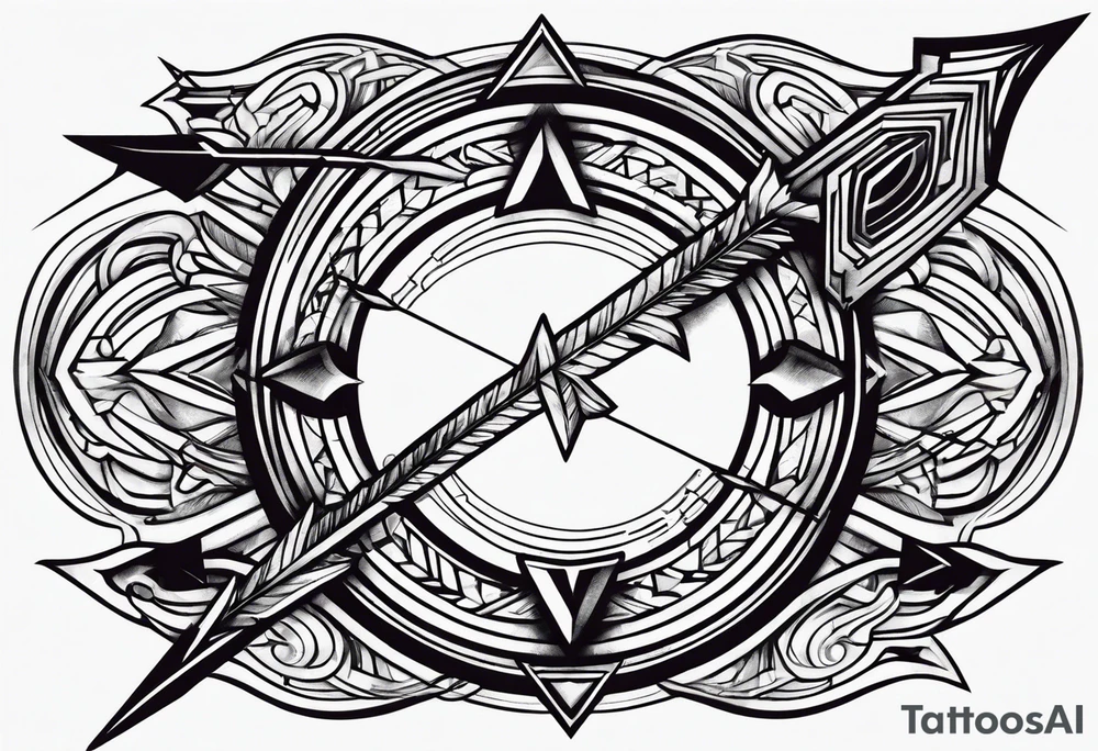An arrow tattoo idea