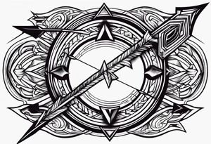 An arrow tattoo idea