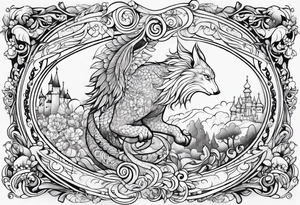 Russian fairy tale creature tattoo idea
